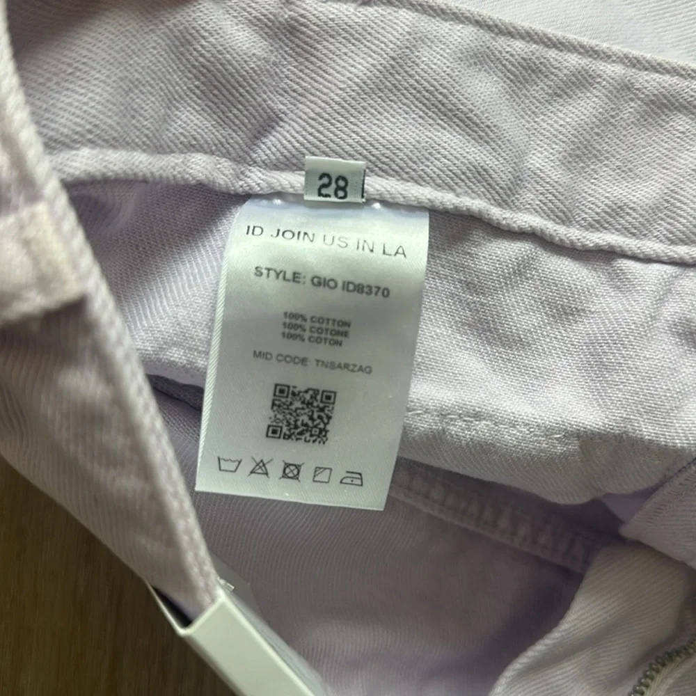 ICON DENIM GIO CARGO SKIRT IN LAVENDER size 28 - Picture 6 of 6